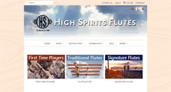 Desktop Screenshot of highspirits.com
