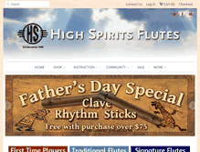 Tablet Screenshot of highspirits.com