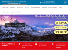 Tablet Screenshot of highspirits.com.np